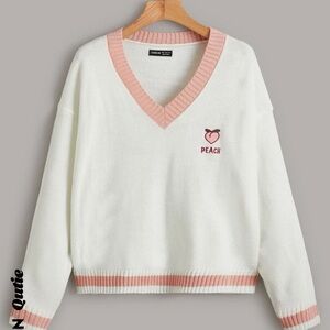 SHEIN: Baggy peach sweater L